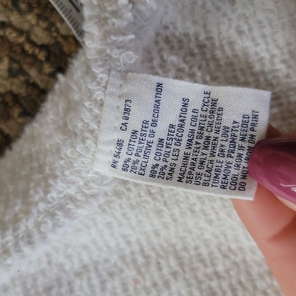 American Eagle Scoop Neck Sweater Size Small White - Picture 4 of 4